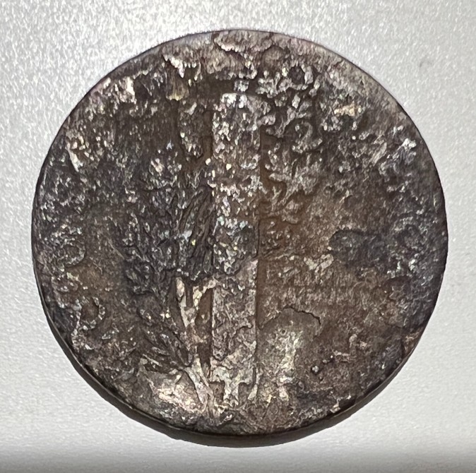 Heavily-Damaged-/-Burnt-1916-Mercury-Or-1916-D-Mercury-Dime?